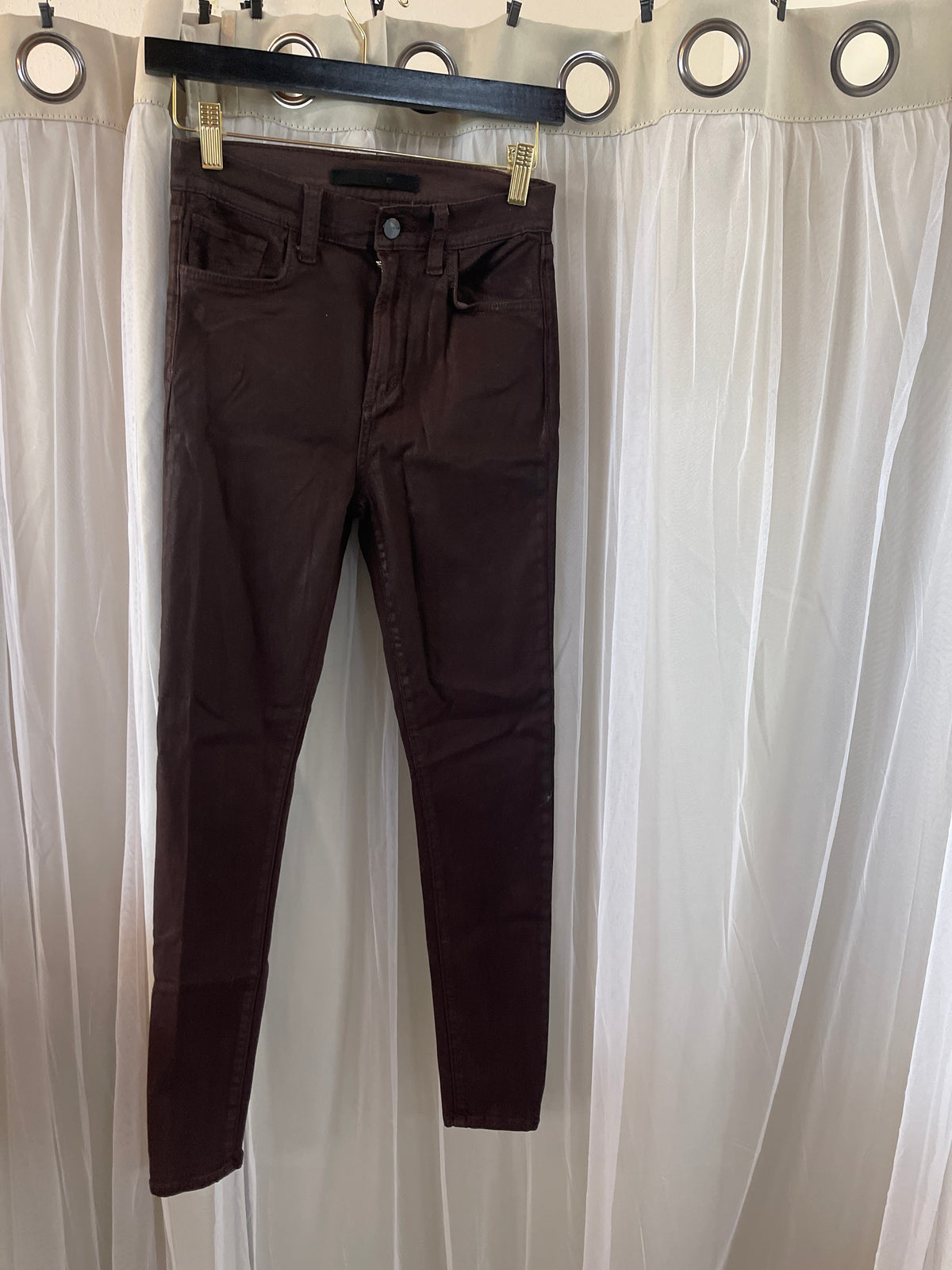 Joe’s Jeans coated denim finish
