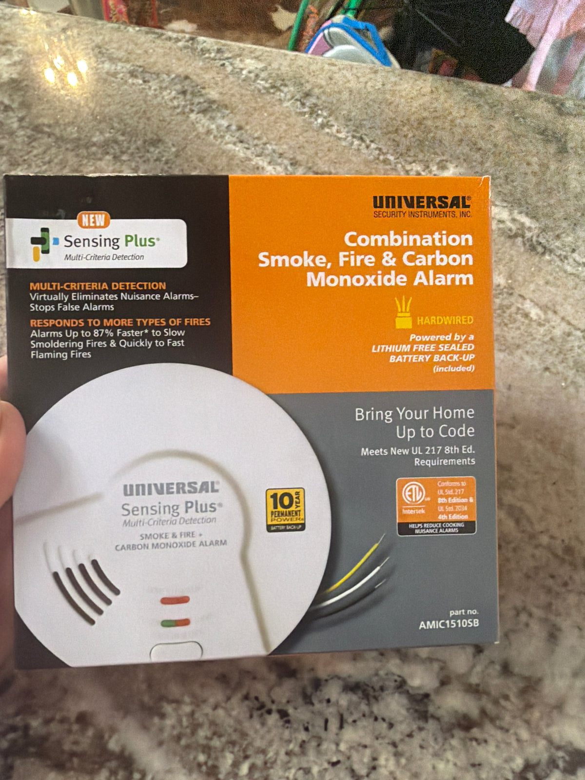 Universal security instruments sensing plus
