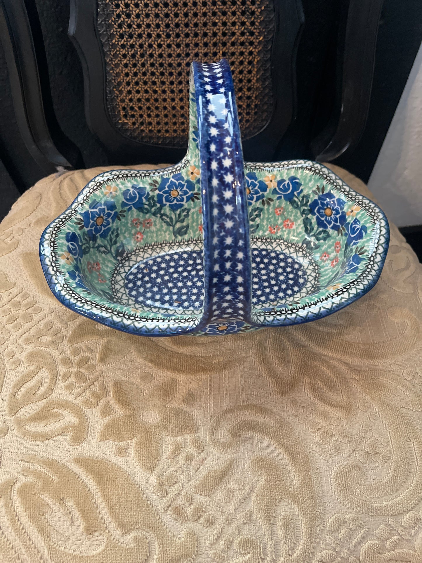UNIKAT Polish Pottery Basket