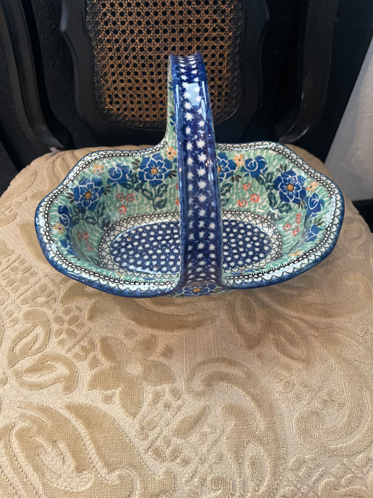 UNIKAT Polish Pottery Basket