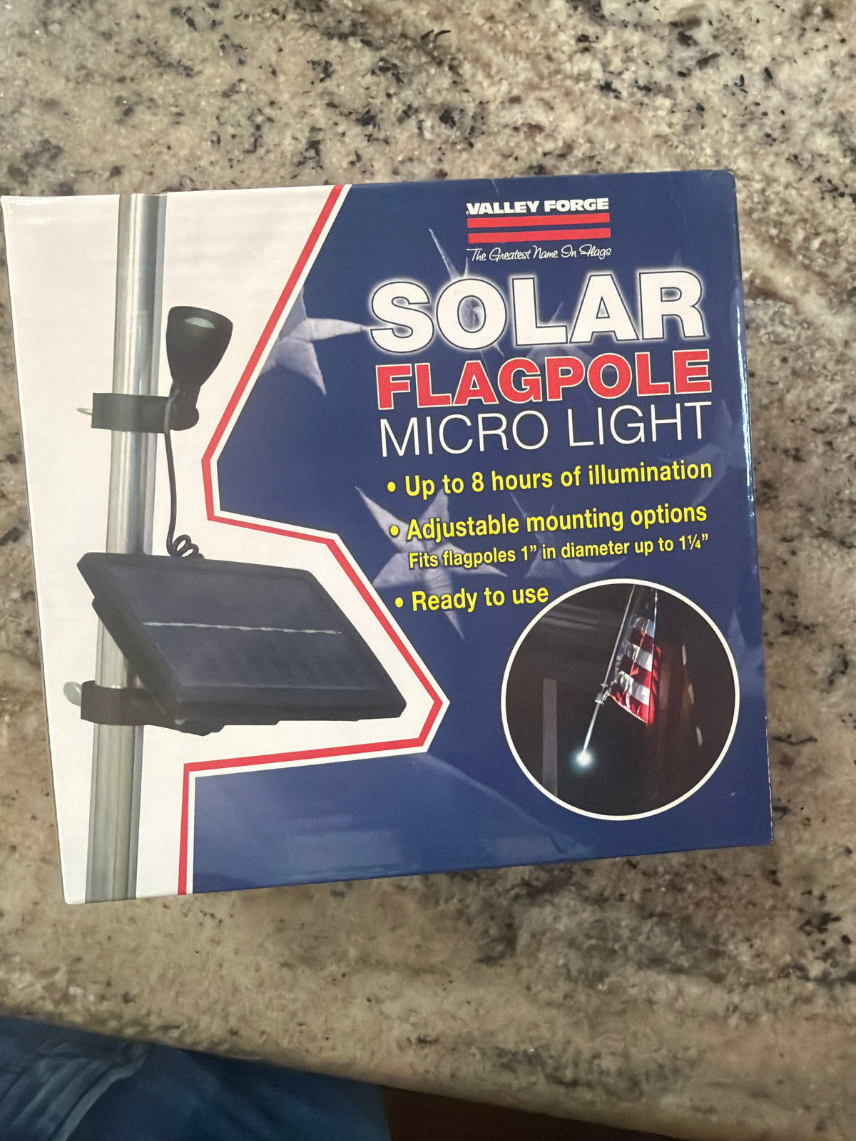 Solar Flagpole micro light
