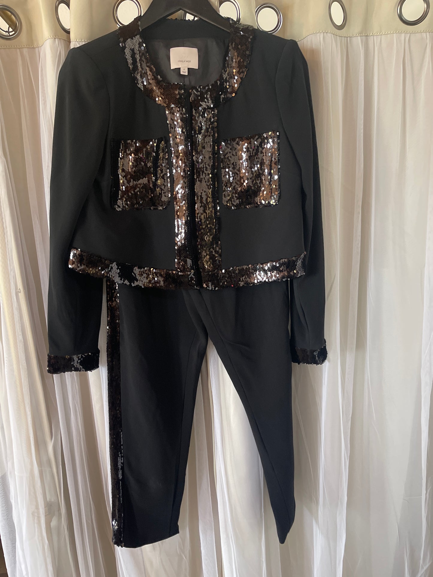 Cinq a sept Randi sequin jacket