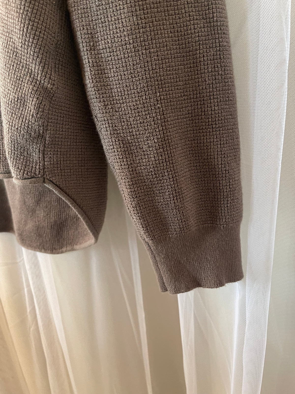 Cyrus Brown Waffle Knit Sweater