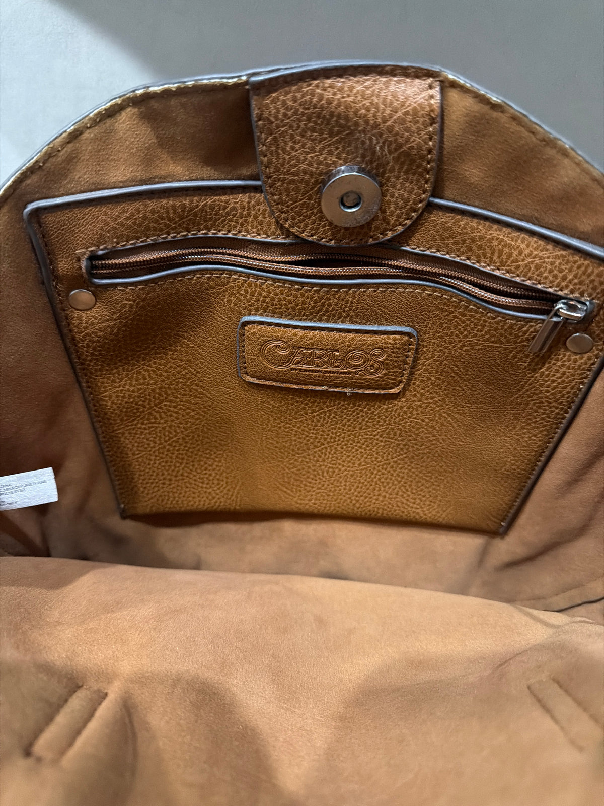 Carlos by Carlos Santana Medium Circular Round Boho Handbag.