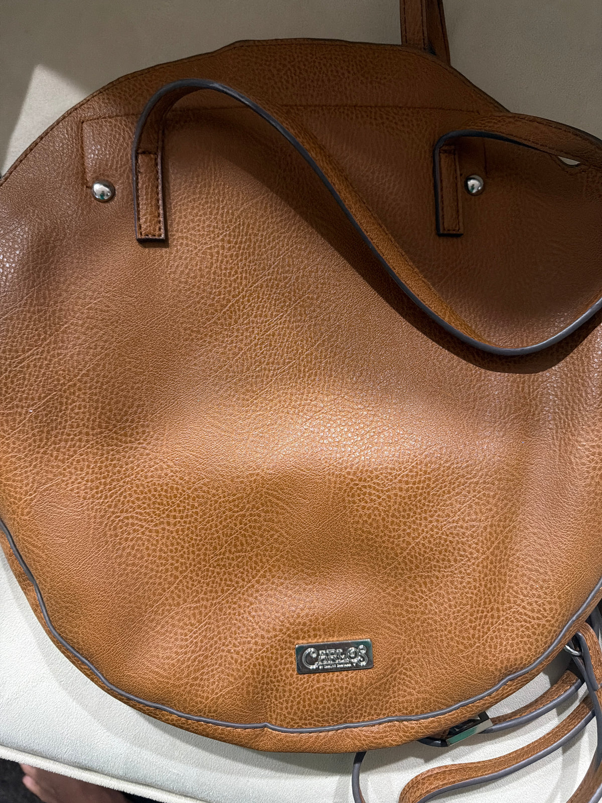 Carlos by Carlos Santana Medium Circular Round Boho Handbag.