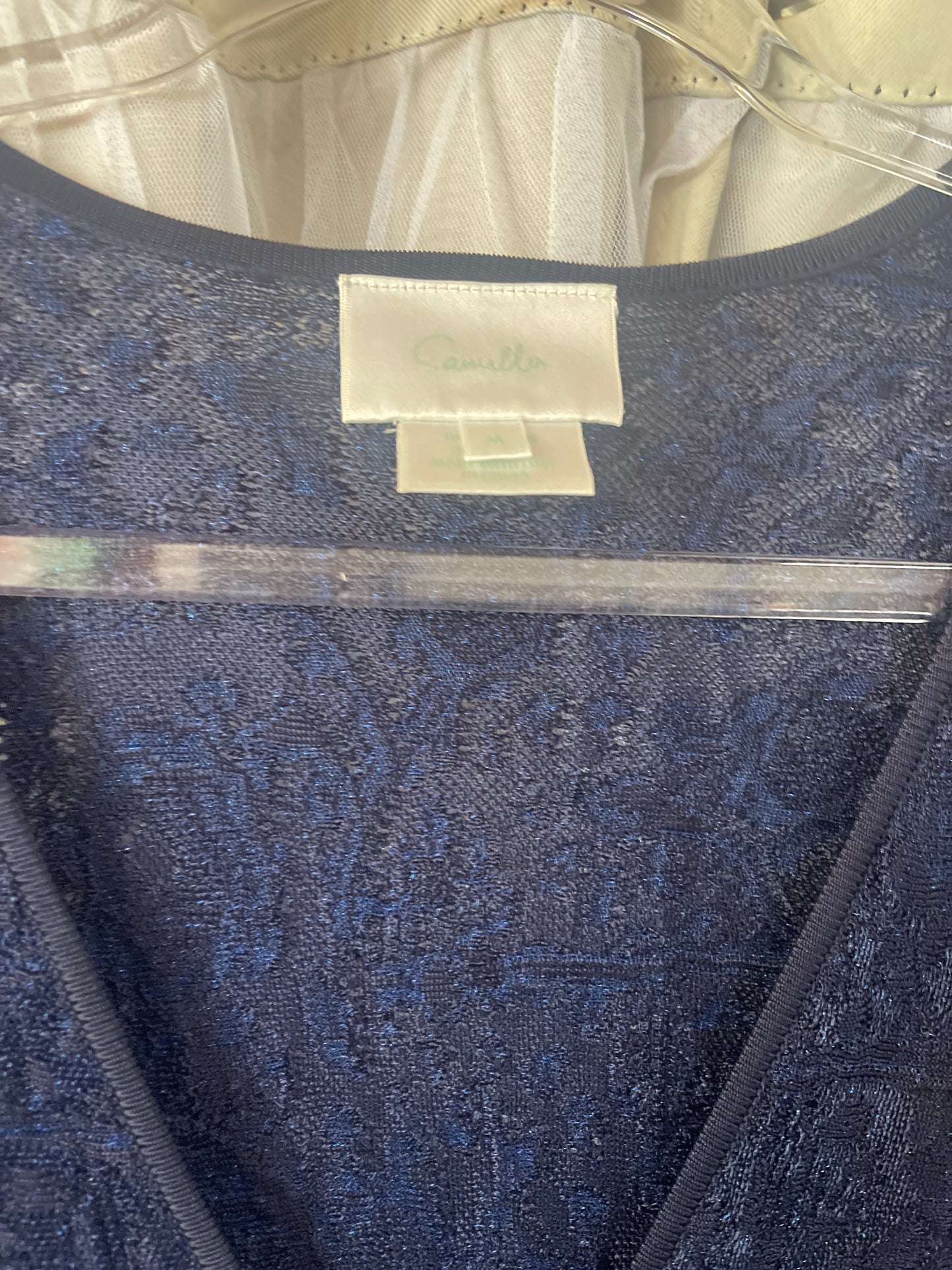 Camilla Midnight Blue lace gown