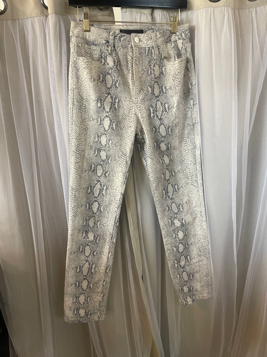 Joe's Jeans Women's Cream and Grey Jeans