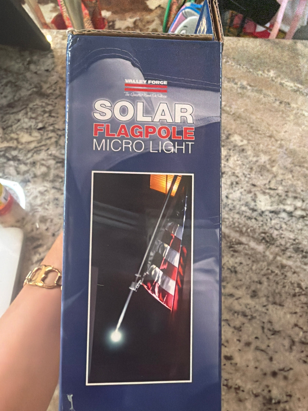 Solar Flagpole micro light