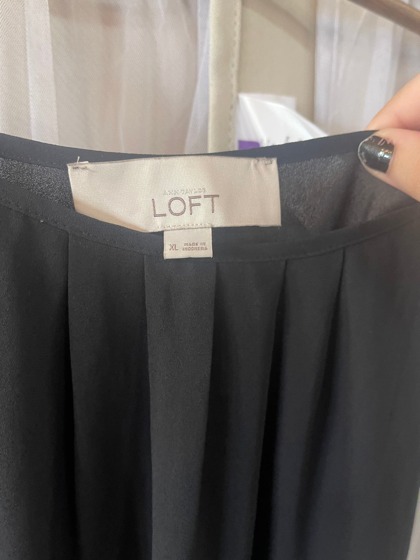 Ann Taylor Black blouse