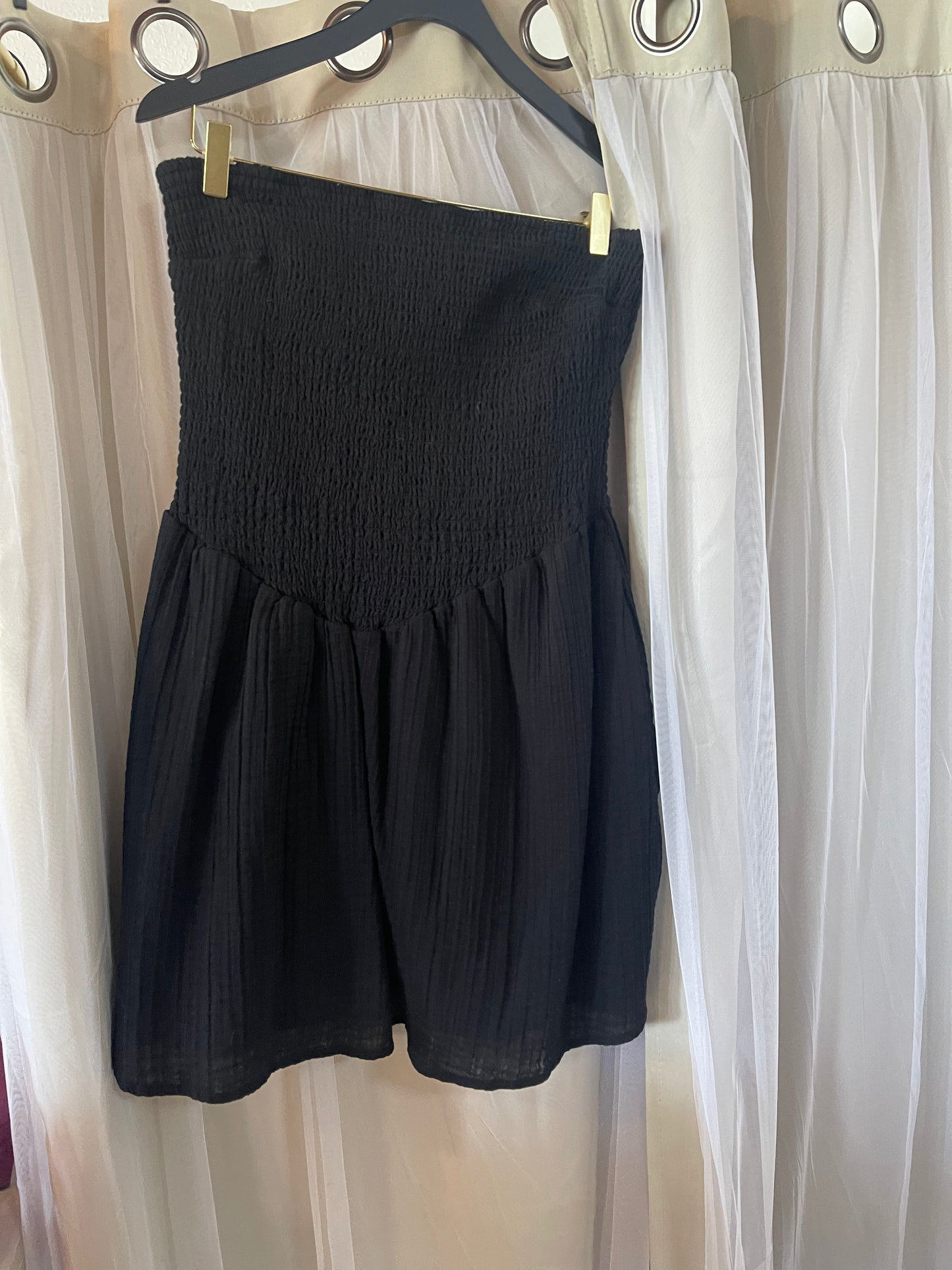strapless romper
