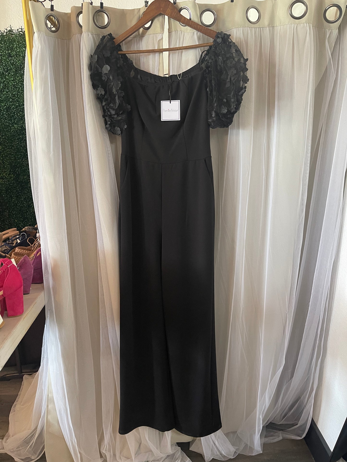 Black jumpsuit