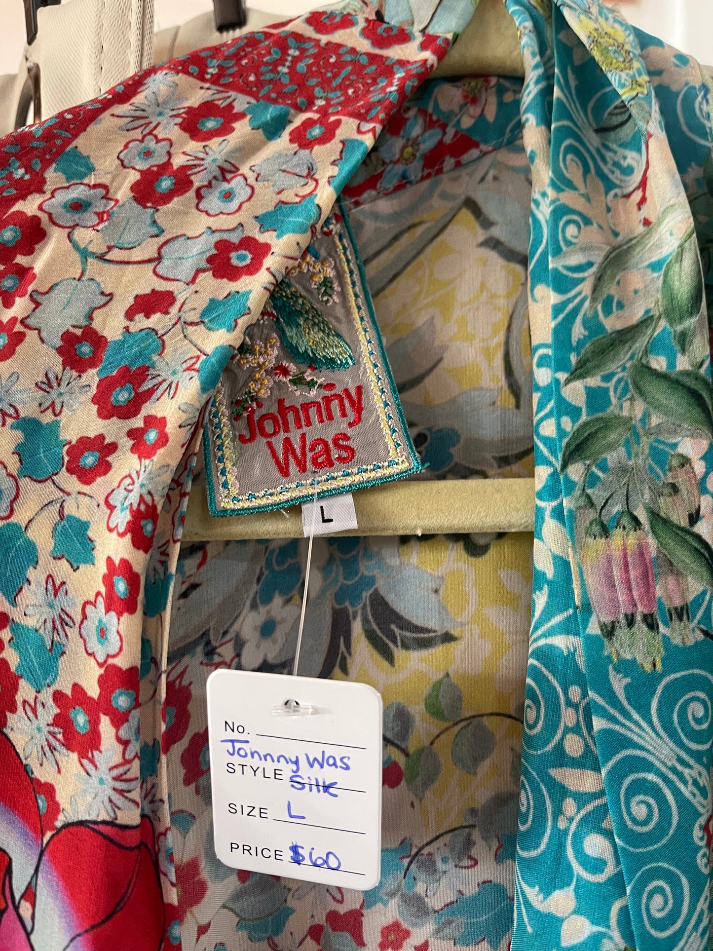 Johnny was sheer jacket
