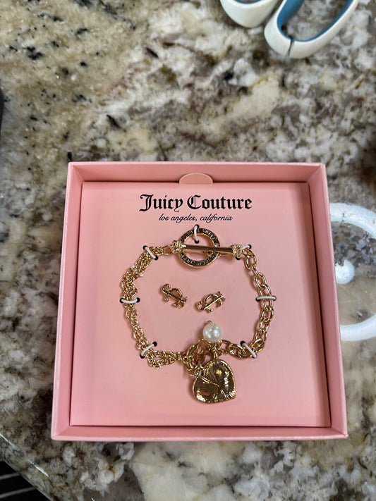 Juicy Couture gold-tone charm bracelet
