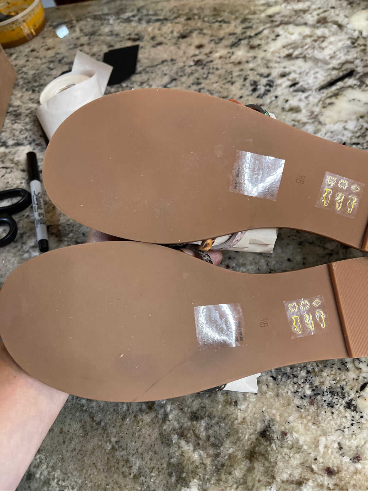 Madewell Tracie Crisscross Slide Sandal in Snake Embossed Leathe