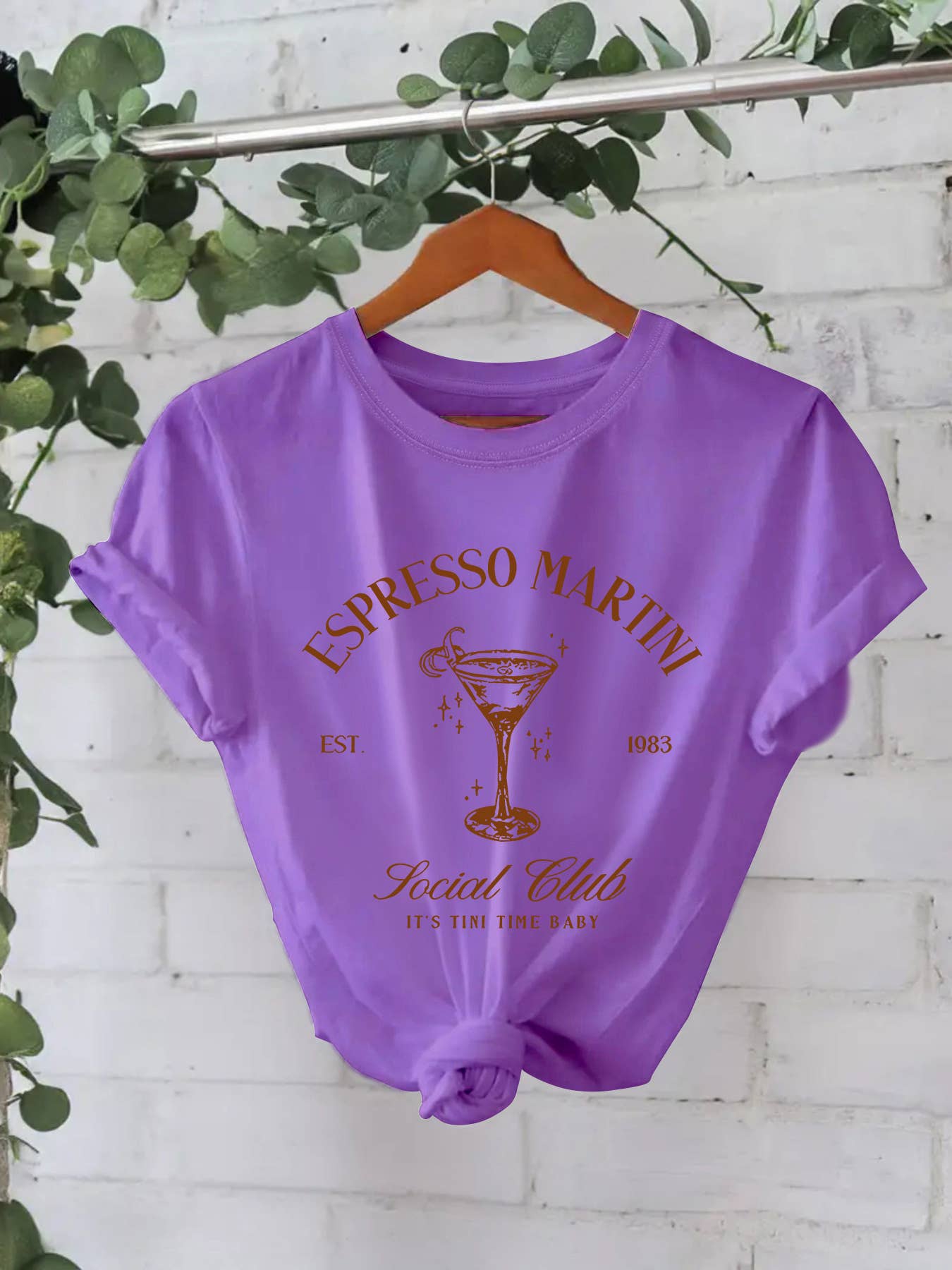 ESPRESSO MARTINI Essential Versatile Graphic t-shirt: White