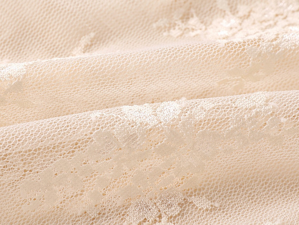Floral Lace Sheer Mesh Layering see through Top: White