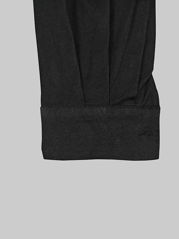 Beltless V-Neck Jumpsuit: GREEN BROWN