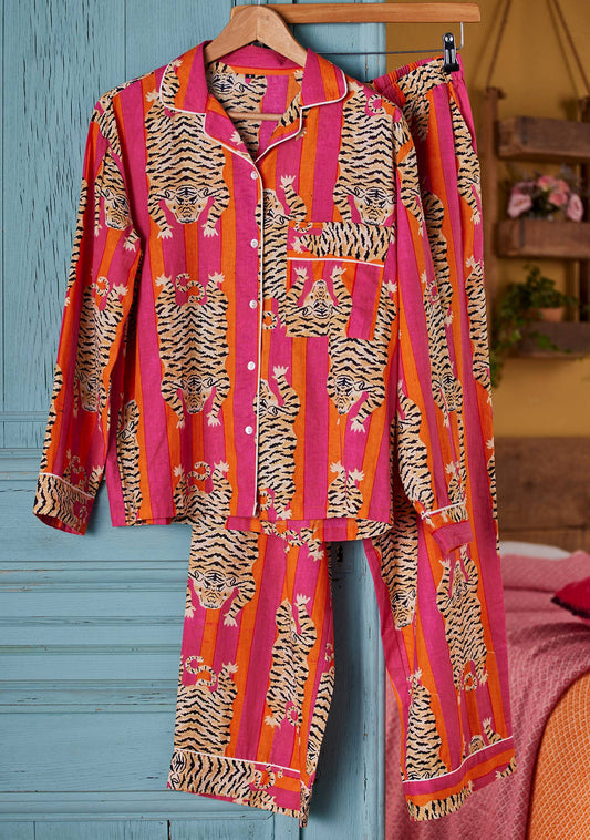 Tiger Stripe Pyjamas: Large(L)