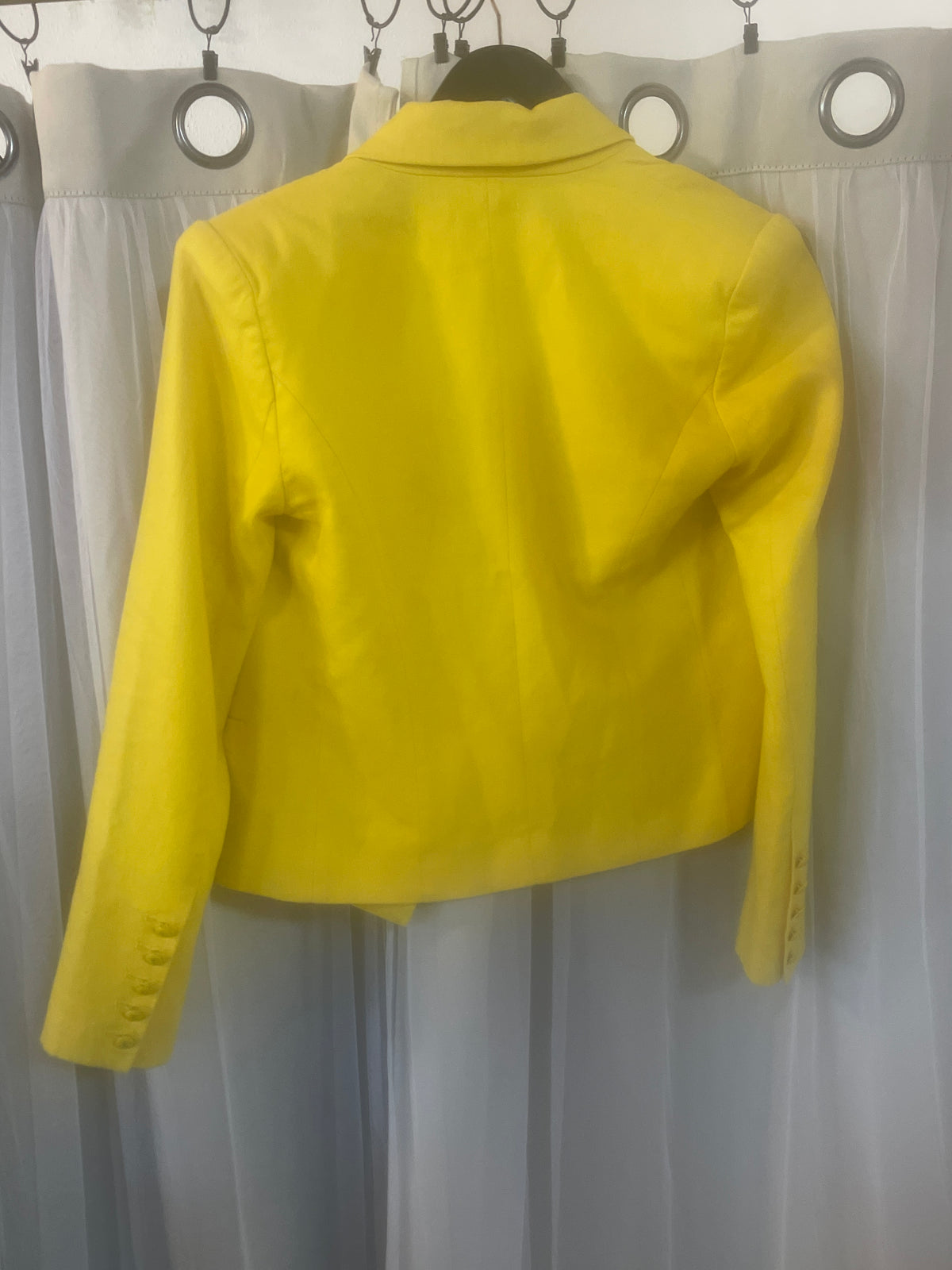 L'Agence Brooke Double-Breasted Cropped Blazer