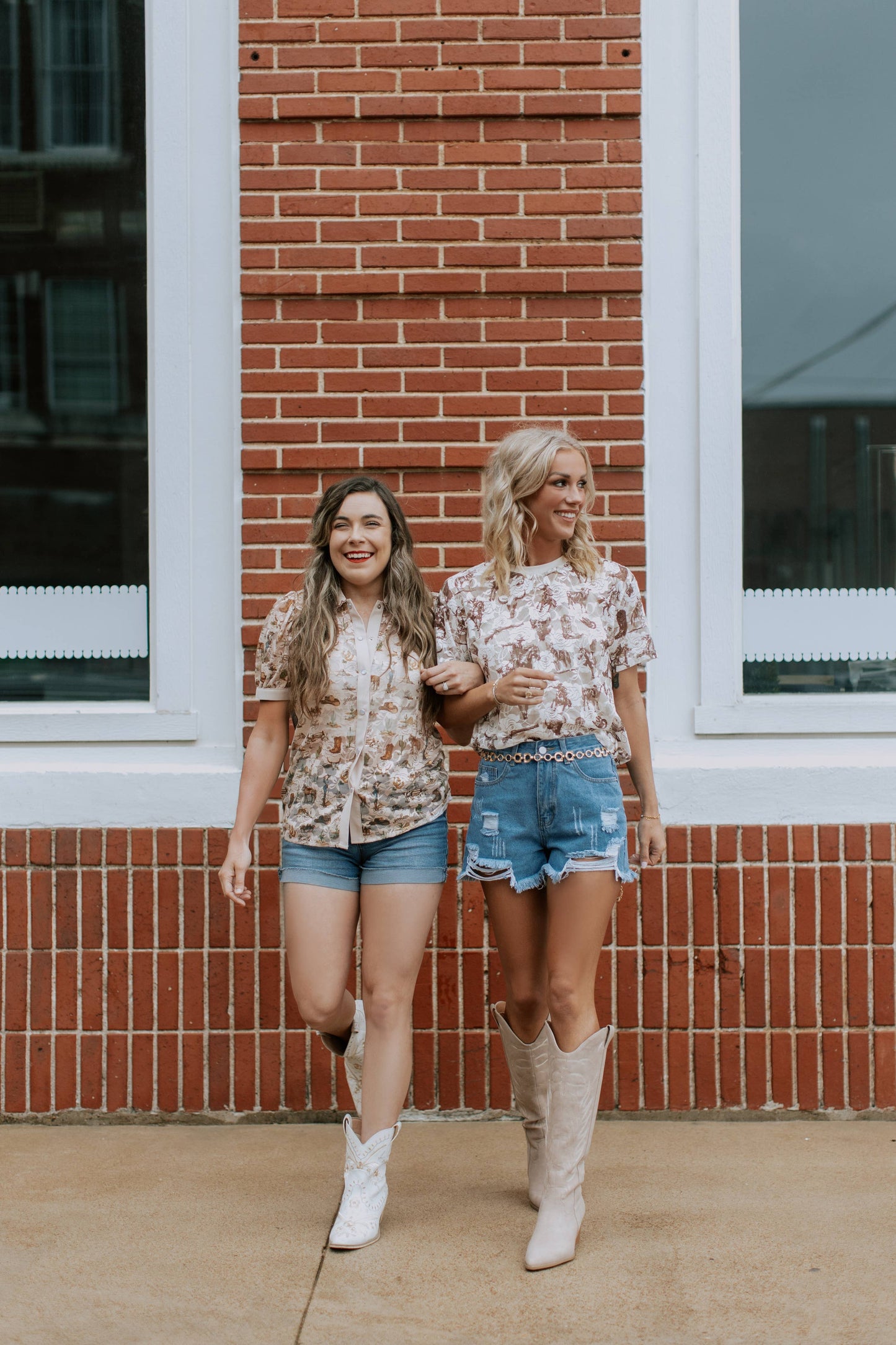 MK741 Desert Darlin' Button Up shirt: Tan / M